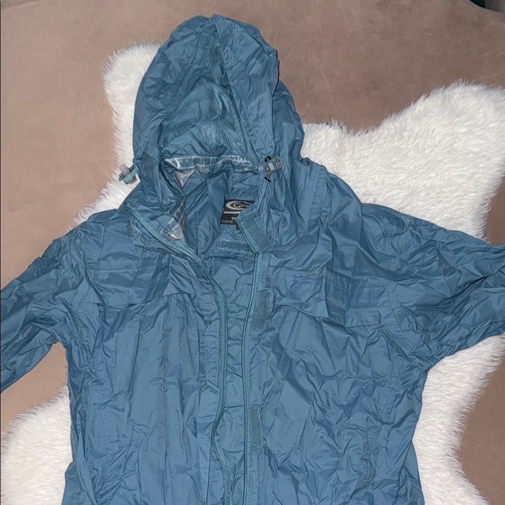 Geler Blue waterproof Jacket